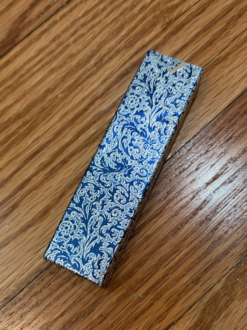 Silver-Color New York Empire State Souvenir Spoon with Blue Enamel Shield